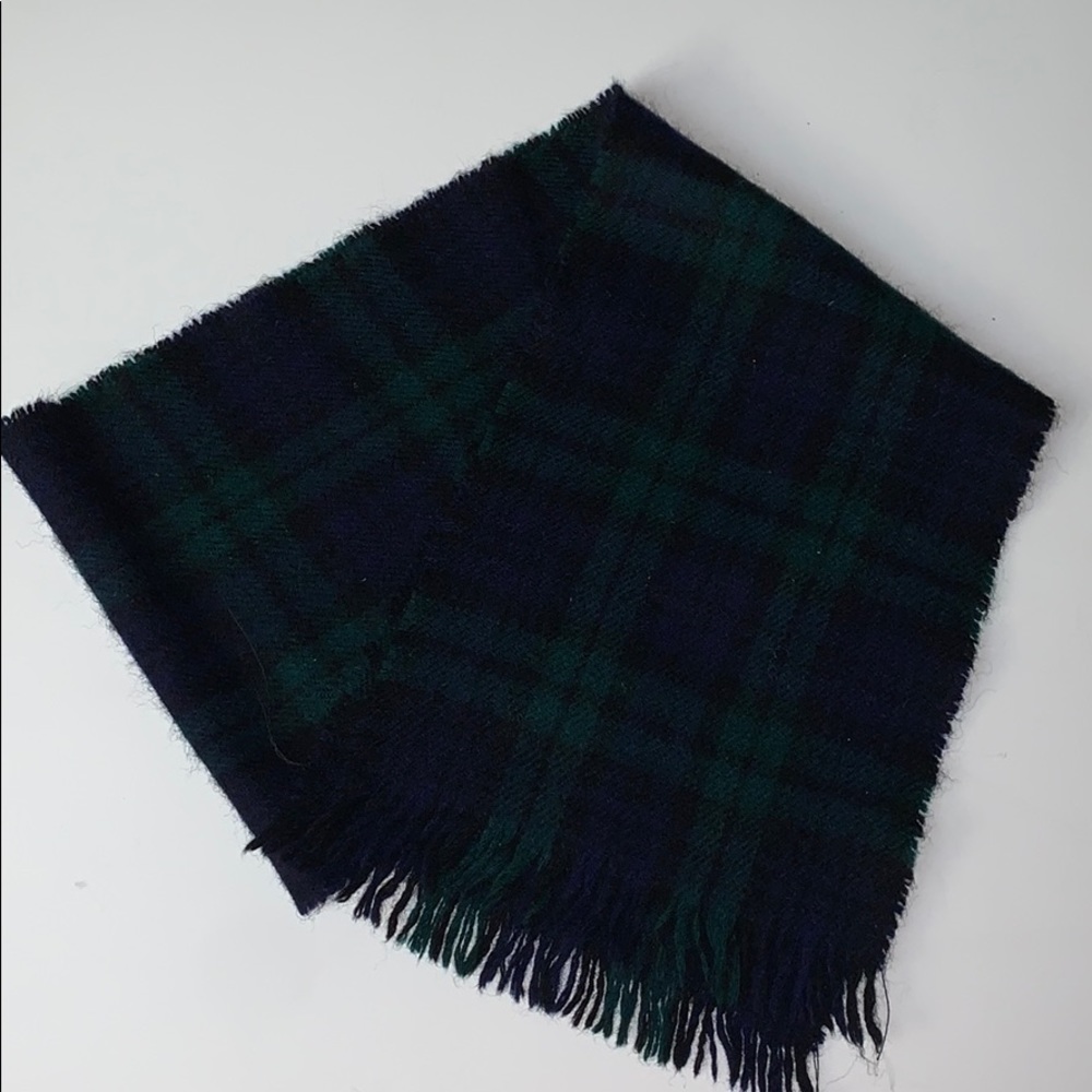 Glentana Women’s Wool Scarf Blackwatch Plaid